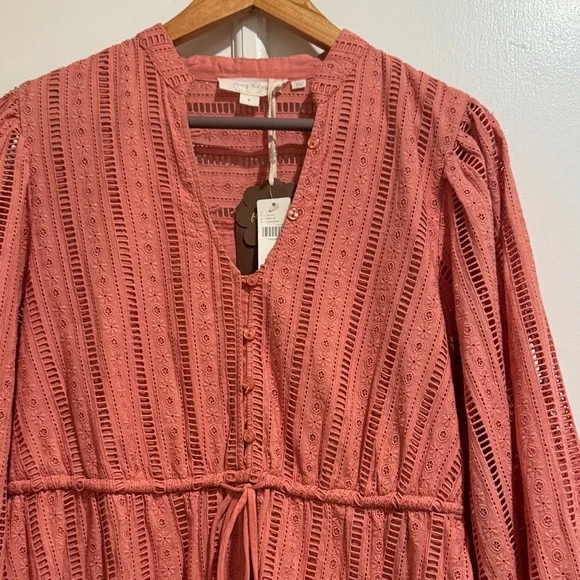 Anthropologie - Forever That Girl Eyelet Mini Dress - Picture 6 of 15